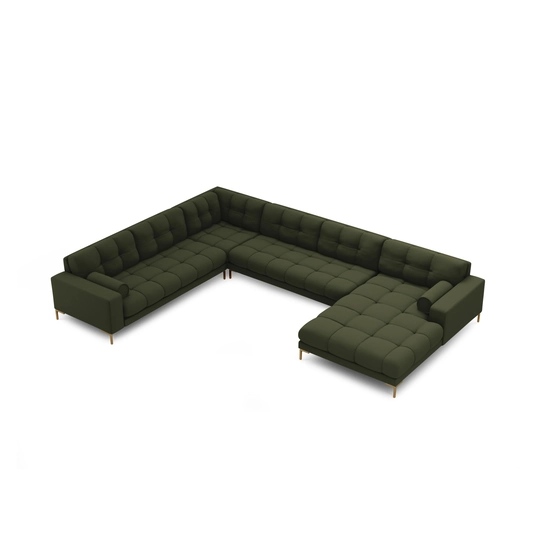 Panoramic Left Corner Sofa, "Bali", 7 Seats, 327x256x75 Made in Europe