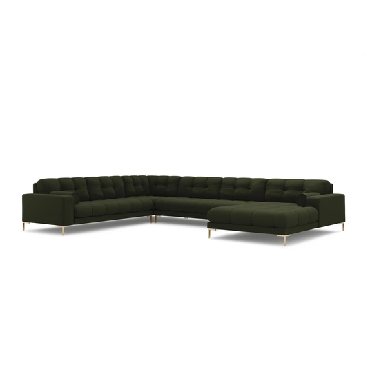 Panoramic Left Corner Sofa, "Bali", 7 Seats, 327x256x75 Made in Europe