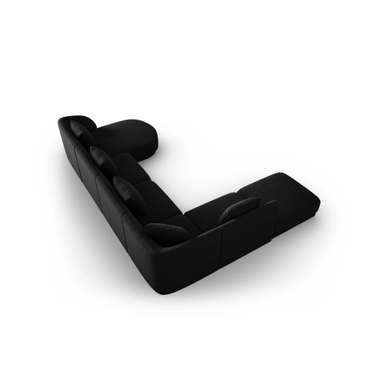 Panoramic Left Corner Sofa, "Tulum", 6 Seats, 330x255x70 Made in Europe
