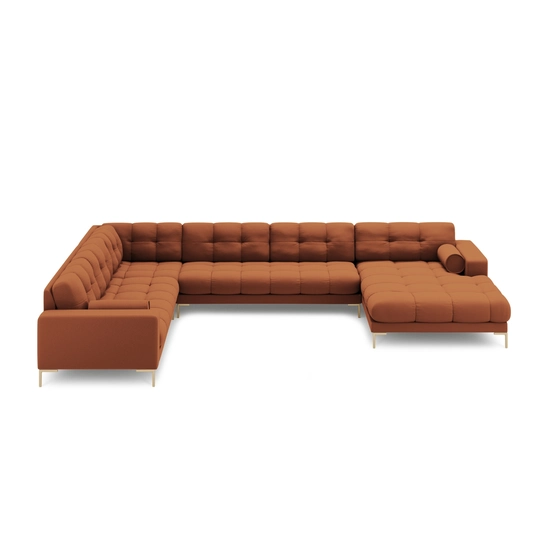 Panoramic Left Corner Sofa, "Bali", 7 Seats, 327x256x75 Made in Europe