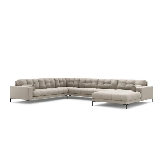 Panoramic Left Corner Sofa, "Bali", 7 Seats, 327x256x75 Made in Europe