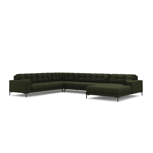 Panoramic Left Corner Sofa, "Bali", 7 Seats, 327x256x75 Made in Europe