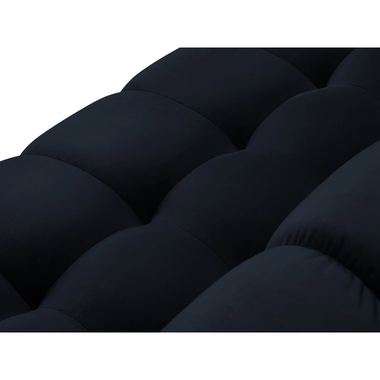 Velvet Panoramic Left Corner Sofa, "Bali", 7 Seats, 327x256x75 Made in Europe