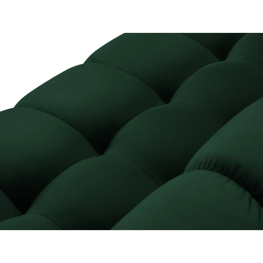Velvet Panoramic Left Corner Sofa, "Bali", 7 Seats, 327x256x75 Made in Europe
