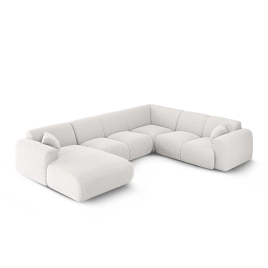 Panoramic Right Corner Sofa, "Nolio", 6 Seats, 342x252x72 Made in Europe