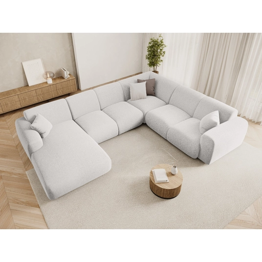 Panoramic Right Corner Sofa, "Nolio", 6 Seats, 342x252x72 Made in Europe