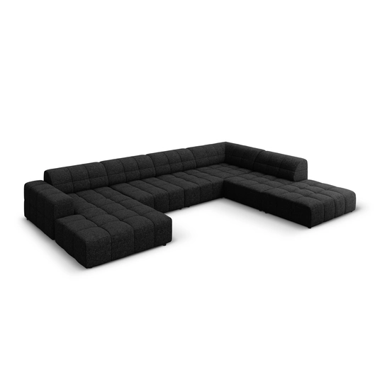 Panoramic Right Corner Sofa, "Chicago", 7 Seats, 364x262x70 Made in Europe