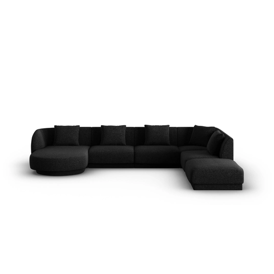 Panoramic Right Corner Sofa, "Tulum", 6 Seats, 330x255x70 Made in Europe
