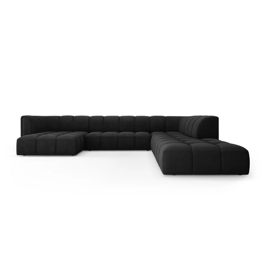 Modular Panoramic Right Corner Sofa, "Moritz", 7 Seats, 329x276x70 Made in Europe