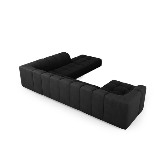 Modular Panoramic Right Corner Sofa, "Moritz", 7 Seats, 329x276x70 Made in Europe