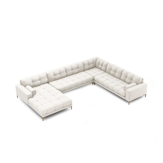 Panoramic Right Corner Sofa, "Bali", 7 Seats, 327x256x75 Made in Europe