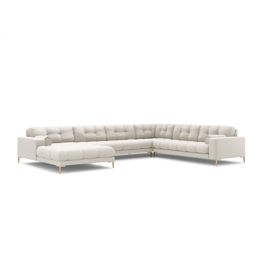 Panoramic Right Corner Sofa, "Bali", 7 Seats, 327x256x75 Made in Europe