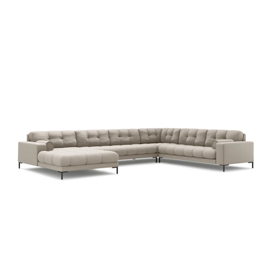 Panoramic Right Corner Sofa, "Bali", 7 Seats, 327x256x75 Made in Europe