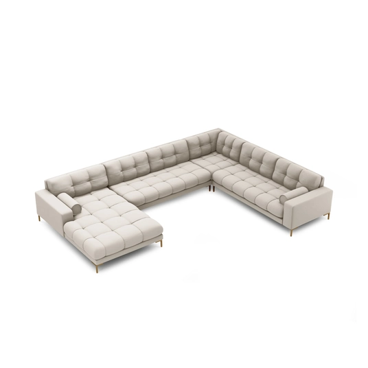 Panoramic Right Corner Sofa, "Bali", 7 Seats, 327x256x75 Made in Europe