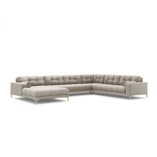 Panoramic Right Corner Sofa, "Bali", 7 Seats, 327x256x75 Made in Europe