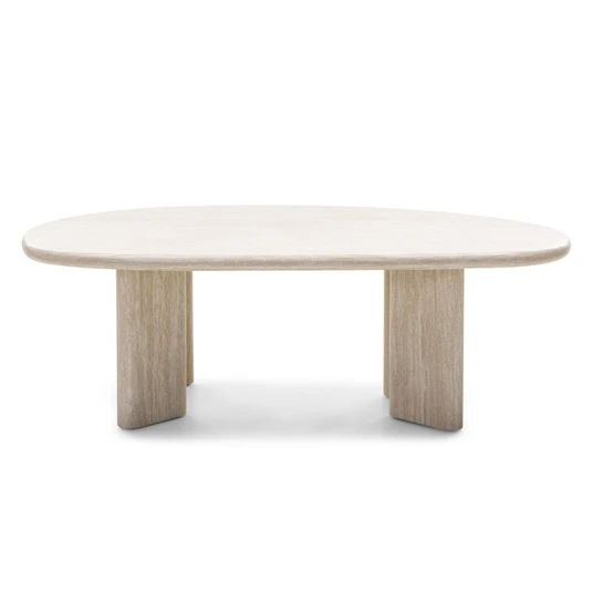 Kavos staliukas Cameron, 130 cm, travertino