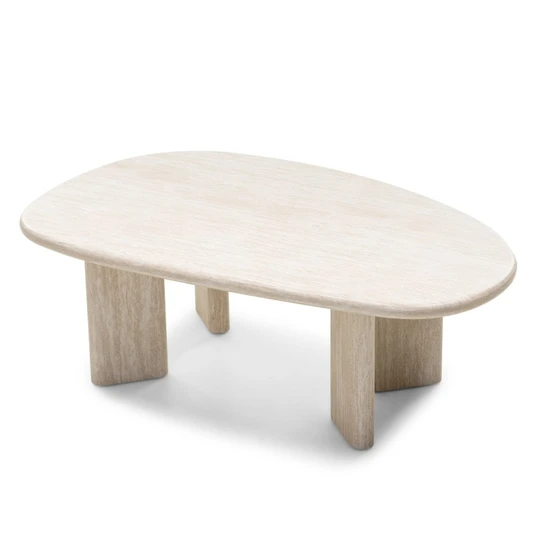 Kavos staliukas Cameron, 130 cm, travertino