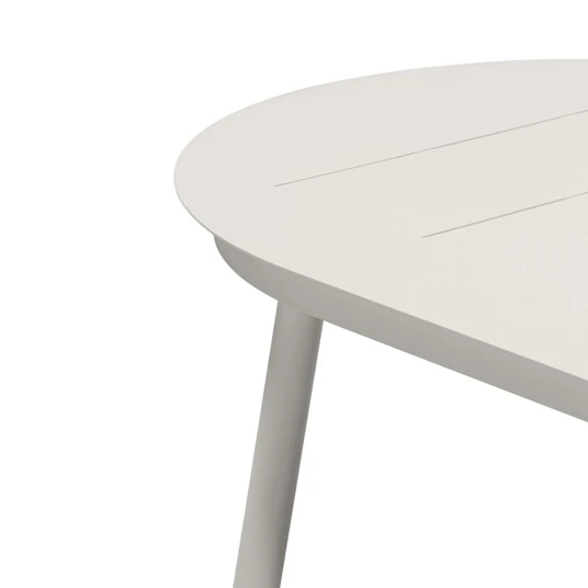 Taitettava Marinelli-puutarhapöytä (230-300 cm), alumiinia, vaalean beige