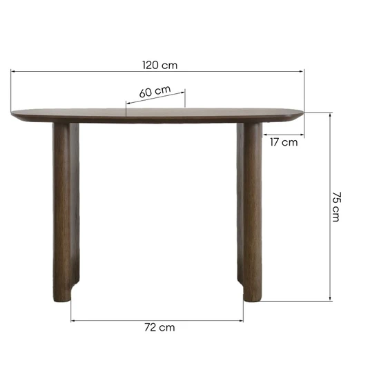 Rašomasis stalas / konsolė Oriento, 120 cm