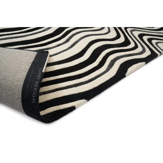 Kilimas Draft Black, 160x230 cm