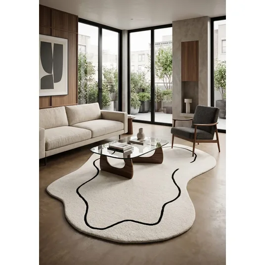 Kilimas Loop Ivory, 200x300 cm