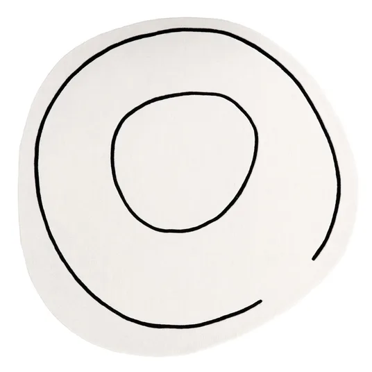 Apvalus kilimas Loop Ivory, 250 cm