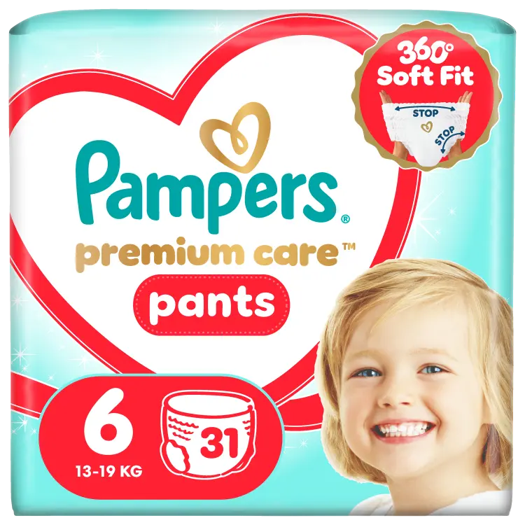 Pampers Premium Care Pants, Izmērs 6