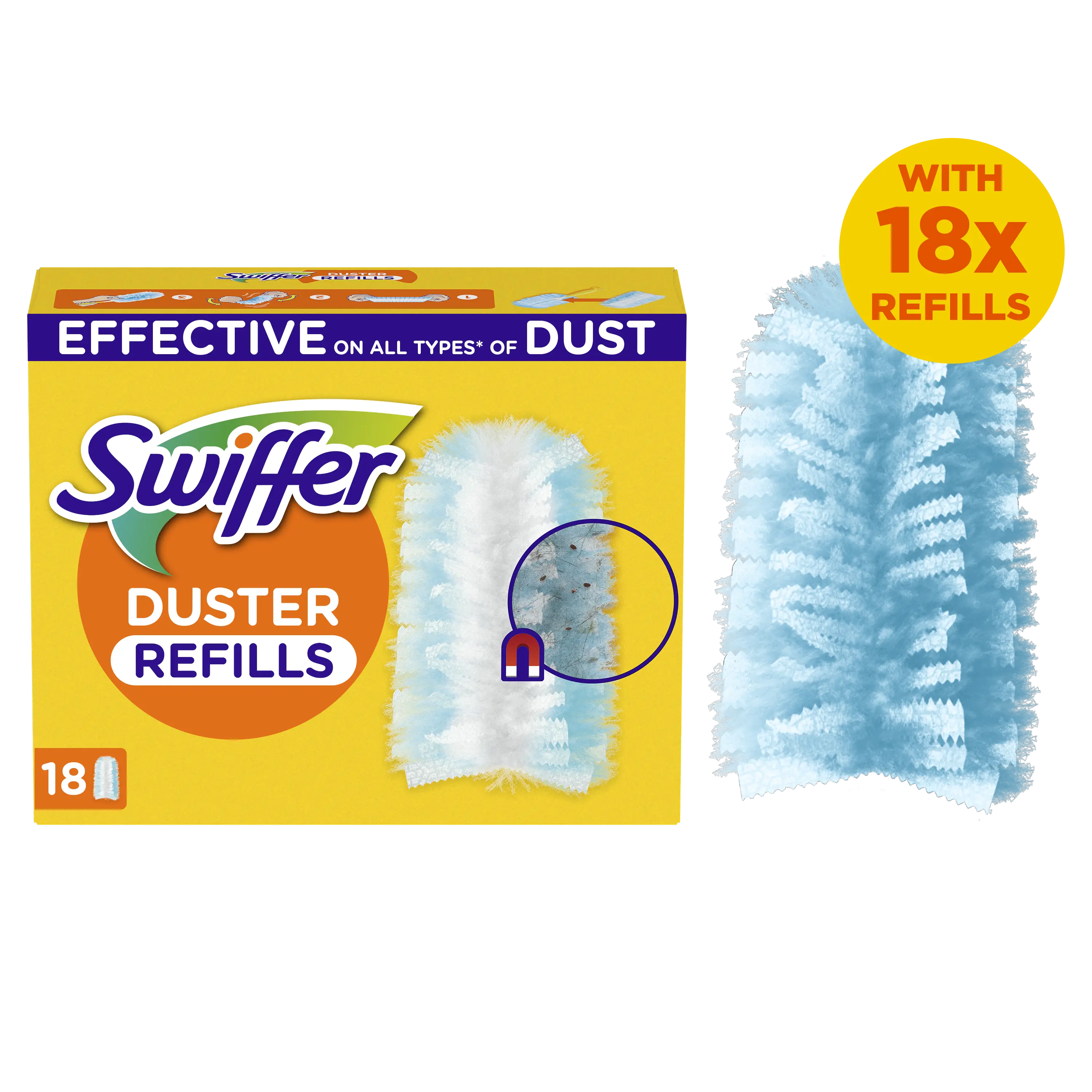Swiffer Duster Rezerves Birstes, 18 gab