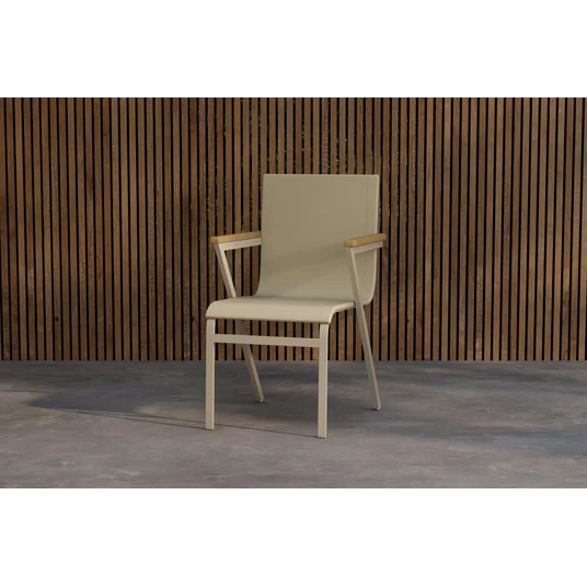 Mexico Dining Dining Chair 6-pack - Beige/Teak