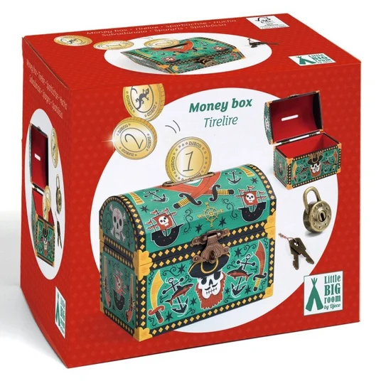 Djeco Pinigų dėžutė - Piratas DD03331