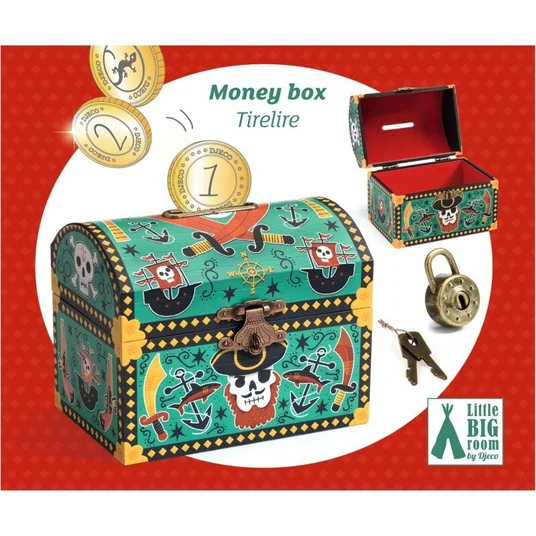 Djeco Pinigų dėžutė - Piratas DD03331