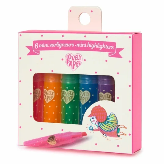 Djeco Mini žymekliai - Neoniniai (6 vnt.) DD03757