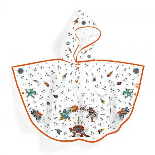 Djeco Vihmamantel lastele - Super Hero (suurus M) DD04682