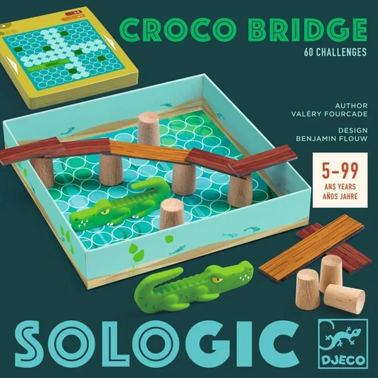 Djeco Loginis žaidimas - Krokodilų tiltas DJ00816
