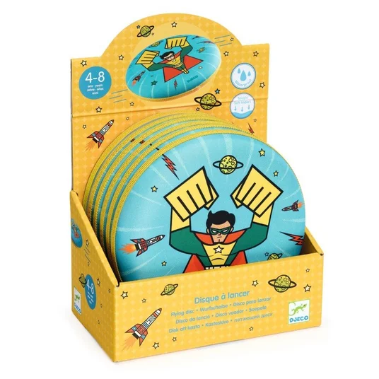 Djeco Skraidantis diskas - Superherojus (20 cm) DJ02129
