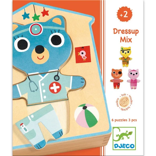 Djeco Medinė dėlionė - Kačiukai DJ01678