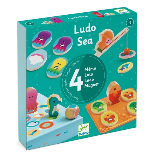 Djeco 4 mängu - Ludo meri DJ01623