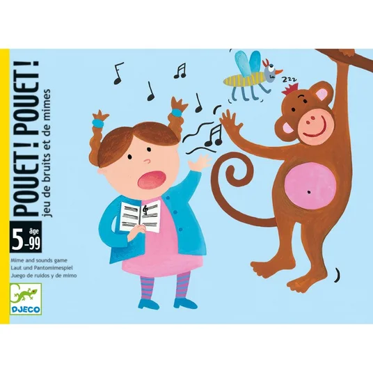 Djeco kaardimäng - Pouet! Pouet! (žestimäng) DJ05152