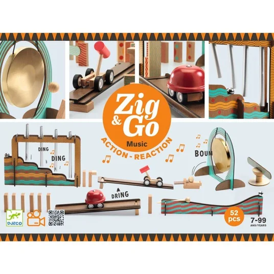 Djeco Statybos - Zig & Go - Muzika - 52 vnt DJ05645
