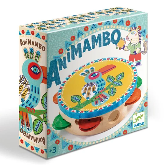 Djeco Animambo Muzikinis instrumentas - Tambūrinas DJ06005