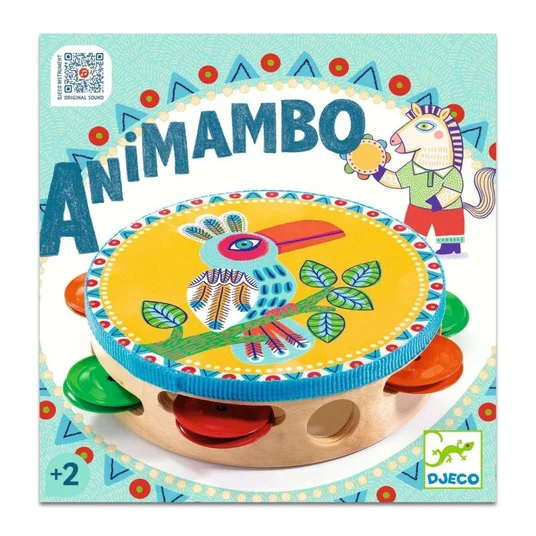 Djeco Animambo Muzikinis instrumentas - Tambūrinas DJ06005