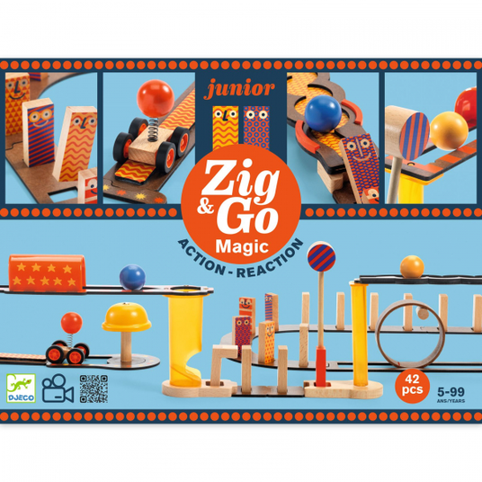 Djeco Statybos - Zig & Go - Magija - 43 vnt DJ05649