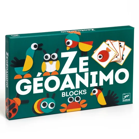 Djeco Paveikslėlių konstruktorius - Ze Geoanimo DJ06432