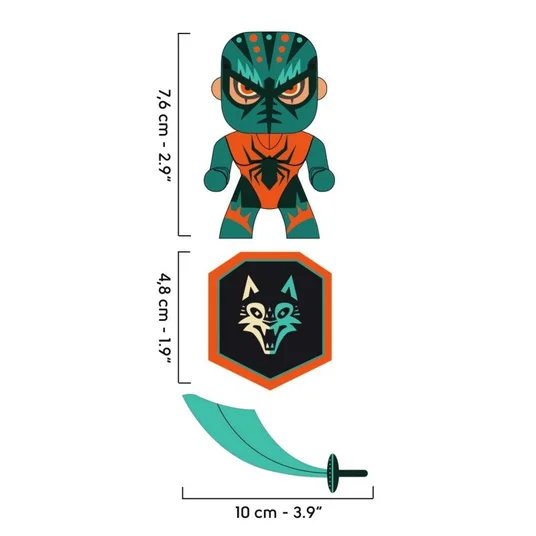 Djeco Arty Toys - Laukiniai kariai - Voras DJ06739