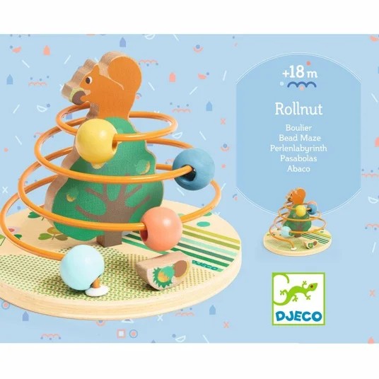 Djeco Karoliukų labirintas - Roll riešutas DJ06371