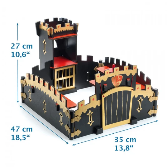 Djeco Arty Toys - Rüütlid - Ze Black Castle DJ06749