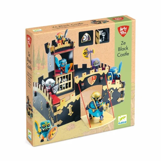 Djeco Arty Toys - Rüütlid - Ze Black Castle DJ06749