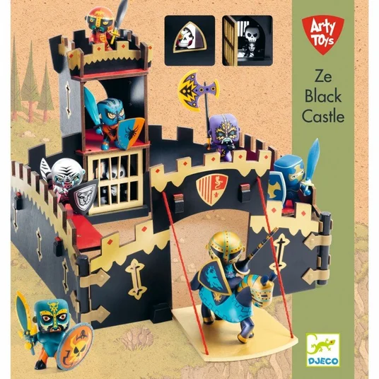 Djeco Arty Toys - Rüütlid - Ze Black Castle DJ06749