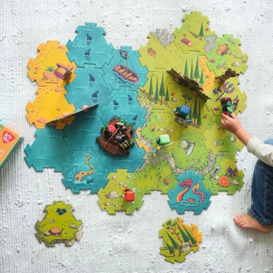 Djeco Arty Toys - Milžiniška dėlionė - Mūšis (30 det.) DJ06847