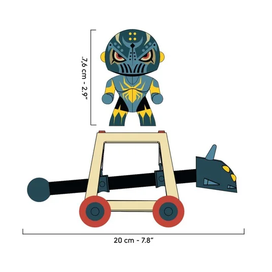Djeco Arty Toys - Laukiniai kariai - Vorų ataka DJ06750